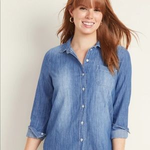 Like New! Old Navy Classic Chambray Shirt